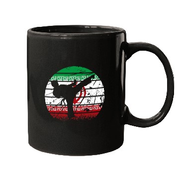 Discover Iran Karate Team Flag Mugs