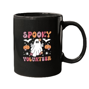 Discover Spooky Volunteer Halloween Voluntary Worker 2 Mugs