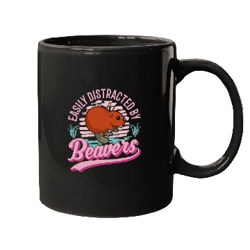 Discover Easily distracted by Beavers 631 Mugs