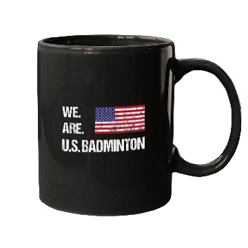 Discover We Are US Badminton Mugs