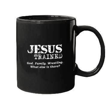 Discover Jesus Trained Wrestling 2 Mugs