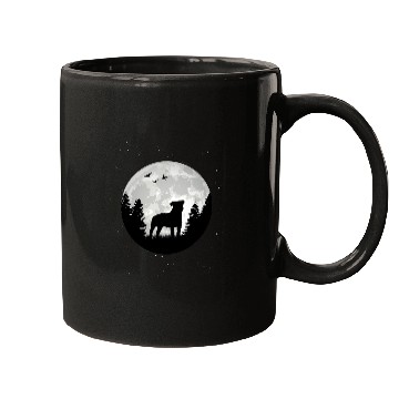 Discover Dog Jack Russell Terrier Moon Mugs