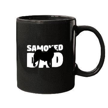 Discover Dog Samoyed Dad Samoyed Gift Father Dog Dad Tee Mugs