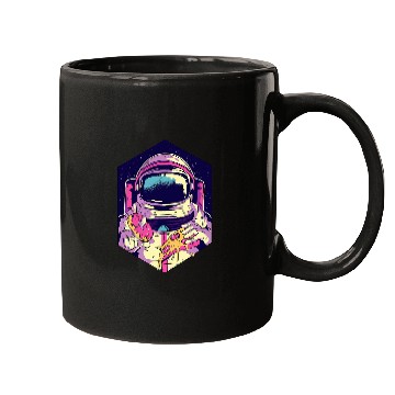 Discover Astronauts Loves Pizza Space Science Astronomy Apparel Mugs