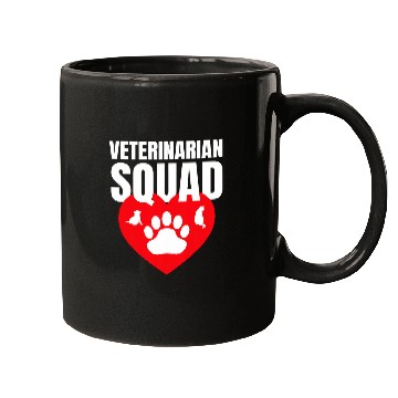 Discover Veterinarian Squad Vet Tech Veterinary Mugs