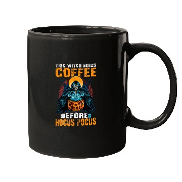 Discover CF Coffee Halloween This Witch needs Coffee before any Hocus Pocus 170 Mugs