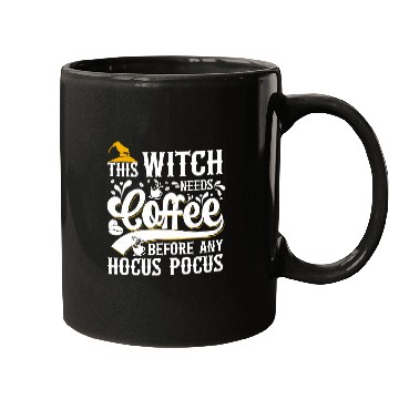 Discover CF Coffee This Witch Needs Coffee Before Any Hocus Pocus 169 Mugs