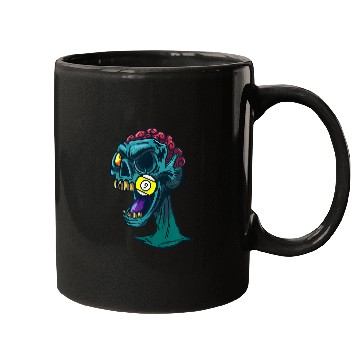 Discover Billiard Halloween Zombie Gift Pool Billiard Player Funny Mugs