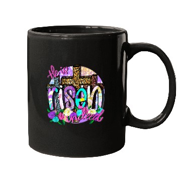 Discover Christian He Is Risen Indeed Easter John 2434 Bible Verse Christian Mugs