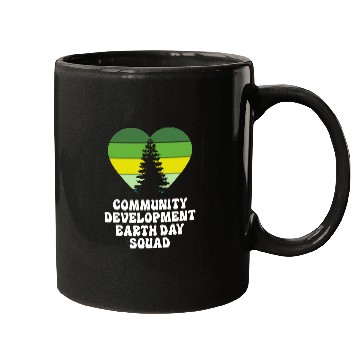 Discover Community Development Social Worker Earth Day Squad Mugs