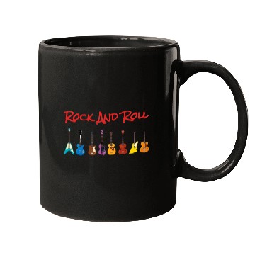 Discover Guitarist Rock and Roll Guitar Lovers Guitar Mugs