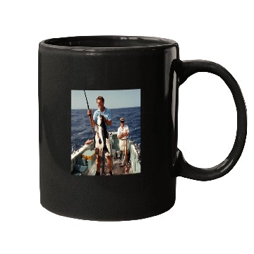 Discover Deepsea Fishing Charter Boat Mugs