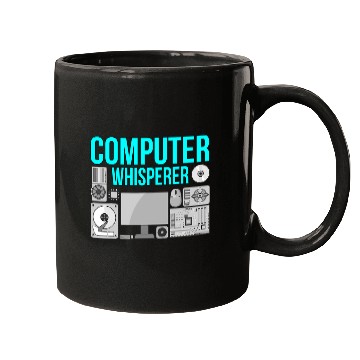 Discover Computer Whisperer IT Tech Software Programmer Geek Graphic Mugs
