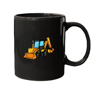 Discover Digger construction site machine vehicle Construction toy Mugs