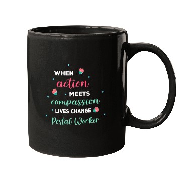 Discover Postal Worker Mailman Mail Post Office 2 Mugs