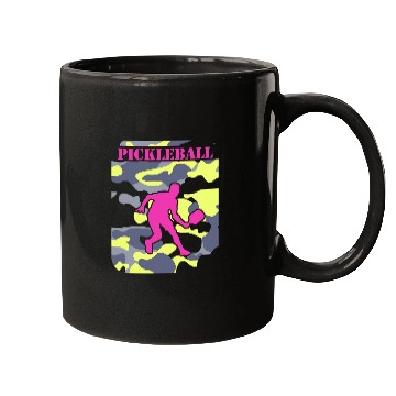 Discover Cool Camouflage Camo Pickleball Mugs
