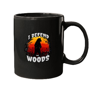 Discover Funny Bear I Defend The Woods Bear Environment Climate Protection Cute Bears Mugs