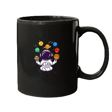 Discover Namaste Yoga Meditating Astronaut Astronomy Space Solar System Yoga Meditation Mugs