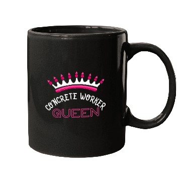 Discover Concrete Worker Queen Construction Mugs