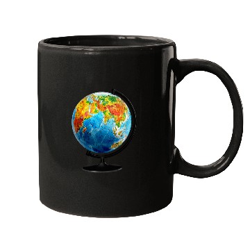 Discover Earth Globe Geography Mugs