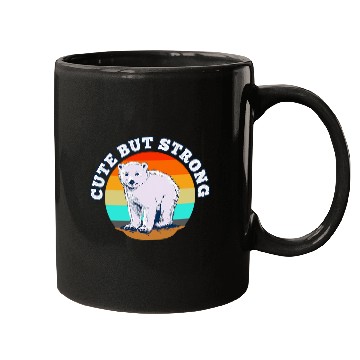 Discover Funny Bear Cute strong panda bear grizzly teddybear animal lover teddy Cute Bears Mugs