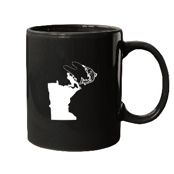 Discover Fishing Funny Minnesota Fishing MN Love To Fish Fisher Mugs