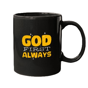 Discover God First Always Religious Religion Faith Cute Mugs