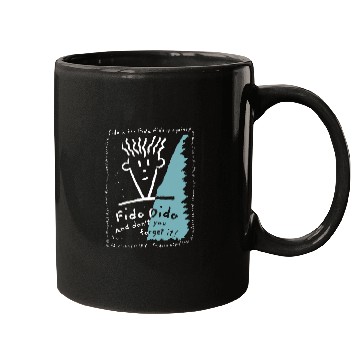 Discover Fido Dido Text Frame 1 Mugs