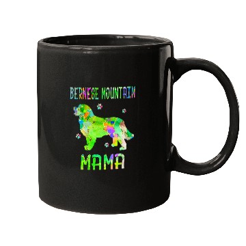 Discover Bernese Mountain Mama Colorful Dog Mom Lover Mugs