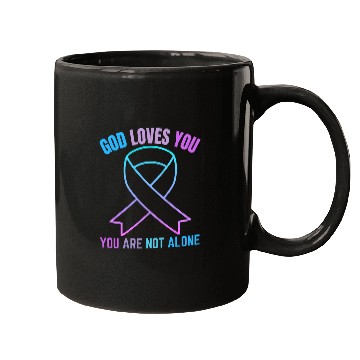Discover God Loves You Are Not Alone Jesus Survive Suicidal Thoughts 1 Mugs