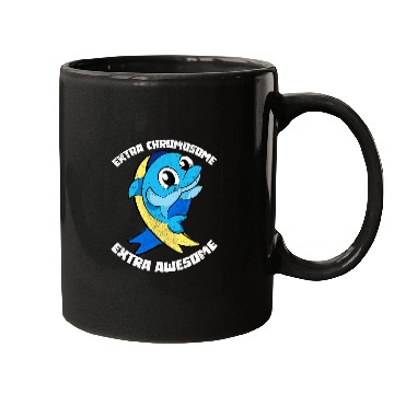 Discover Extra Chromosome Extra Awesome Dolphin Down Syndromes Mugs