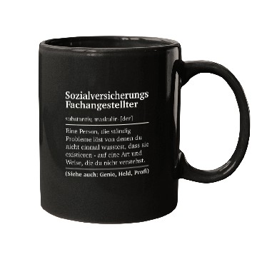 Discover Mens Insurance Social Security Worker Mugs