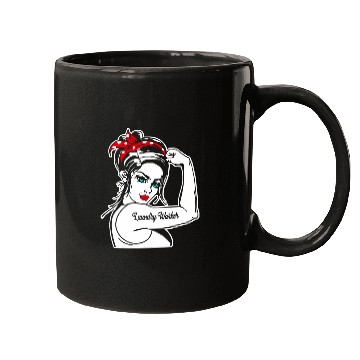 Discover Female Laundry Worker Rosie The Riveter Pin Up Girl Laundry Mugs