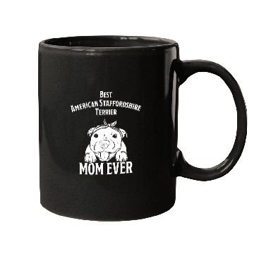 Discover Dog Staffordshire Womens stafford terrier mom mom american staffordshire terrier Mugs
