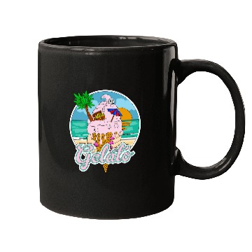 Discover Gelato Graphic Strain Artwork Mugs