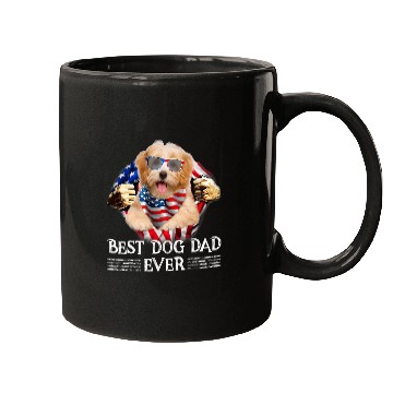 Discover Dog Havanese bests Havanese Dad Ever American Flag 4th Of July Gifts Men Mugs