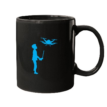 Discover Drone Quadcopter Pilot Flying Model Flight Quadcopter Mugs