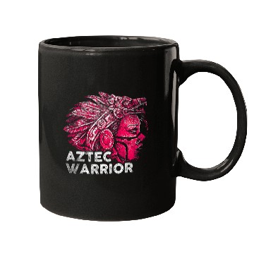 Discover Aztec Warrior King Mexican Native Art Mayans 9 Mugs