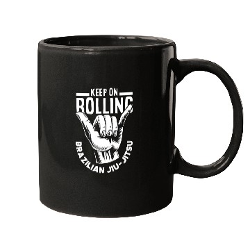Discover Keep On Rolling Brazilian Jiu Jitsu Mugs