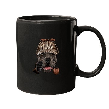 Discover Pit Bull Detective Pit Bull Dog Lover 144 Mugs