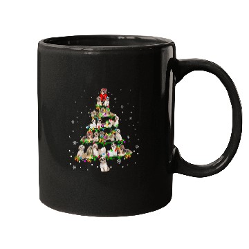 Discover Shih Tzu Christmas Tree xmass Gift Mugs