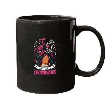 Discover Groundhog Girl Marmot Woodchuck Mugs