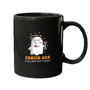 Discover Error 404 Costume Not Found Lazy Halloween Costume Coding Mugs
