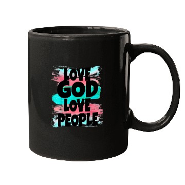Discover Christian Love God Love People Religious Faith Based for Women Christ Mugs