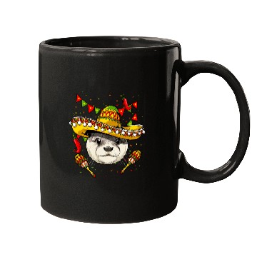 Discover Otters Mexico Cinco de Mayo Sea Otter Sombrero Mexican Party Animal Mugs