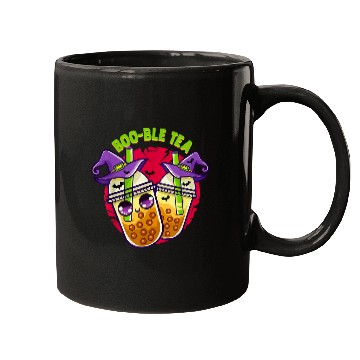 Discover Halloween Bubble Tea Cute Kawaii Boba Tea Design 47 Mugs