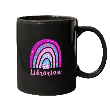 Discover Reading Book Leopard Rainbow With Books School Librarian Reader Mugs
