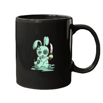 Discover Rabbits Kawaii Pastel Goth Bunny Voodoo Occult Rabbit Aesthetic Mugs