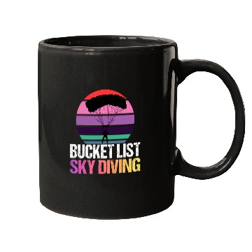 Discover Skydiving Gift Funny Skydiver Skydiving Bucket List Skydiving Vintage Mugs