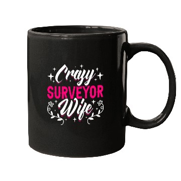 Discover crazys Surveyor Wife Survey Surveying 2 Mugs